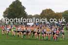 Girls Under-15s relay, 2025 Northern Cross Country Relays, Graves Park, Sheffield. Photo: David T. Hewitson/Sports for All Pics
